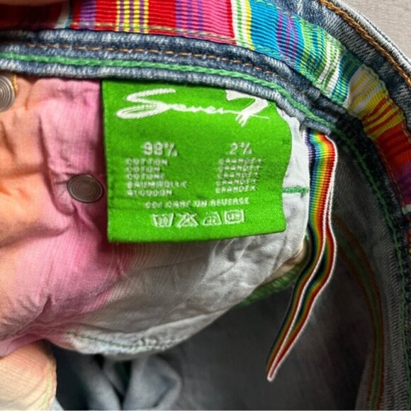 Seven 7 Jeans Flare Harmony denim Sz 26 - Picture 6 of 11